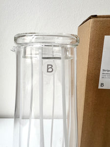 Sklenená karafa na vodu Stripe 800ml