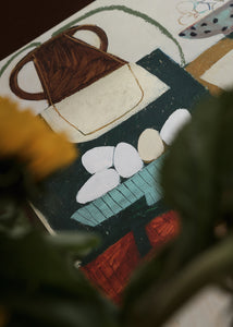 Plagát In the Kitchen at My Grandma by Aliya Abs