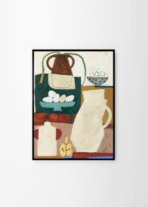 Plagát In the Kitchen at My Grandma by Aliya Abs
