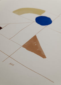 Plagát The Blue Dot by Another Art Project