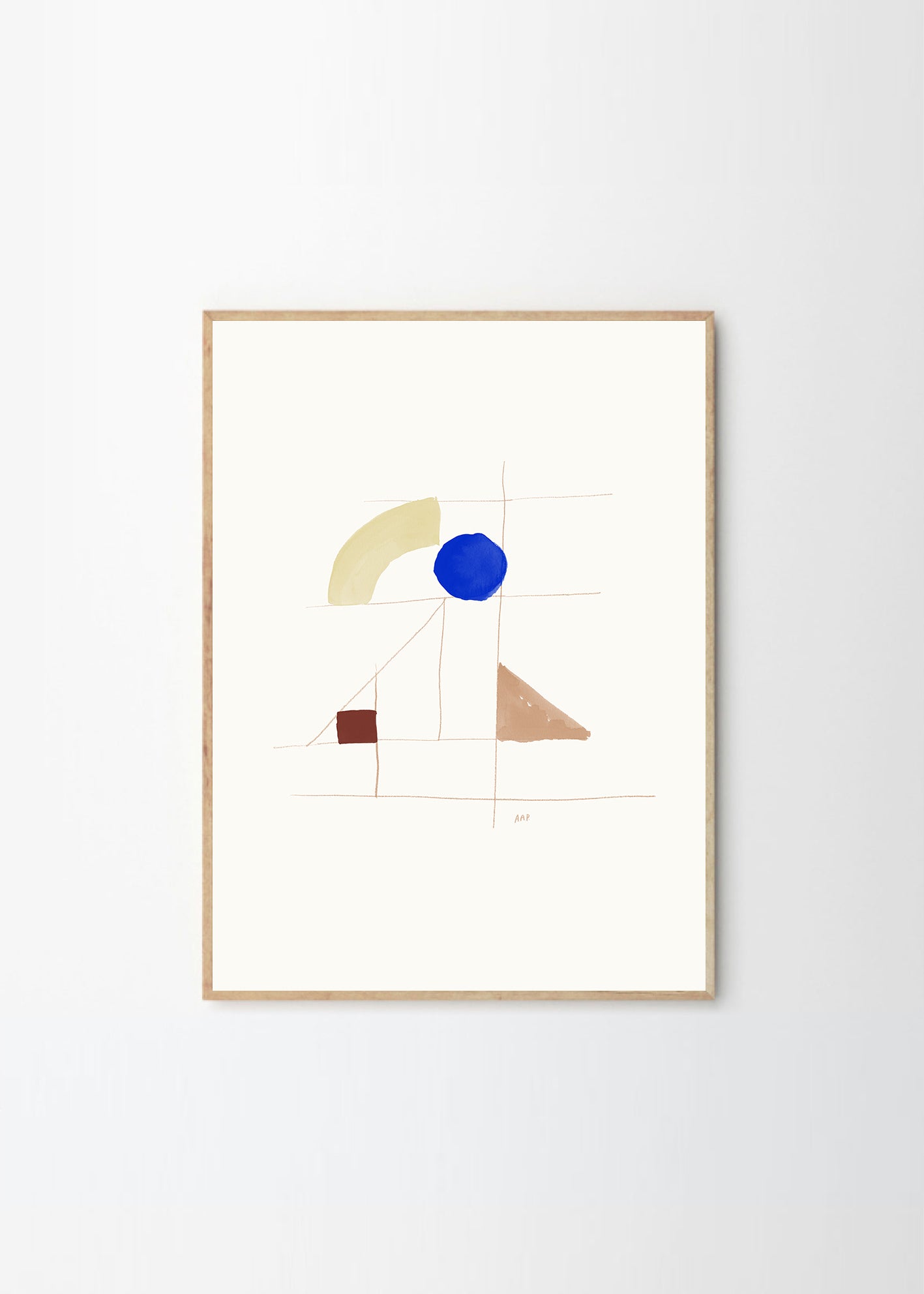 Plagát The Blue Dot by Another Art Project