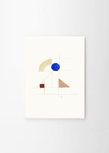 Plagát The Blue Dot by Another Art Project