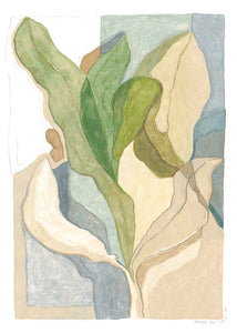 Plagát Blue Lady by Stine Belden Røed