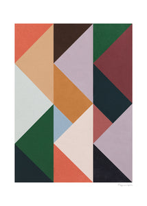 Plagát Rhythm of Triangles by Berit Mogensen Lopez