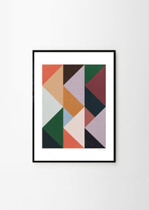 Plagát Rhythm of Triangles by Berit Mogensen Lopez