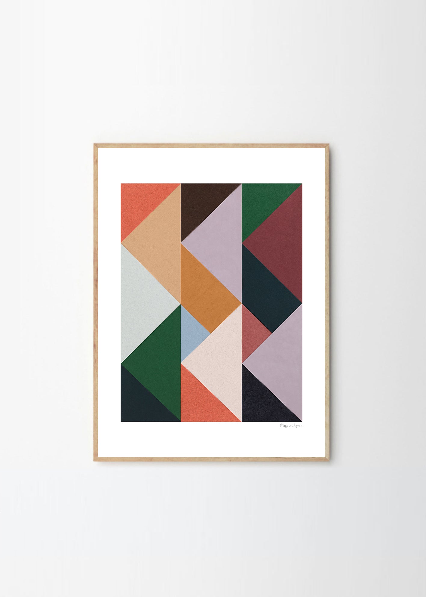Plagát Rhythm of Triangles by Berit Mogensen Lopez