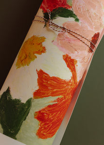 Plagát Flowers on Sage Green by Carla Llanos