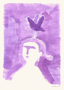 Plagát Blue Lady by Stine Belden Røed