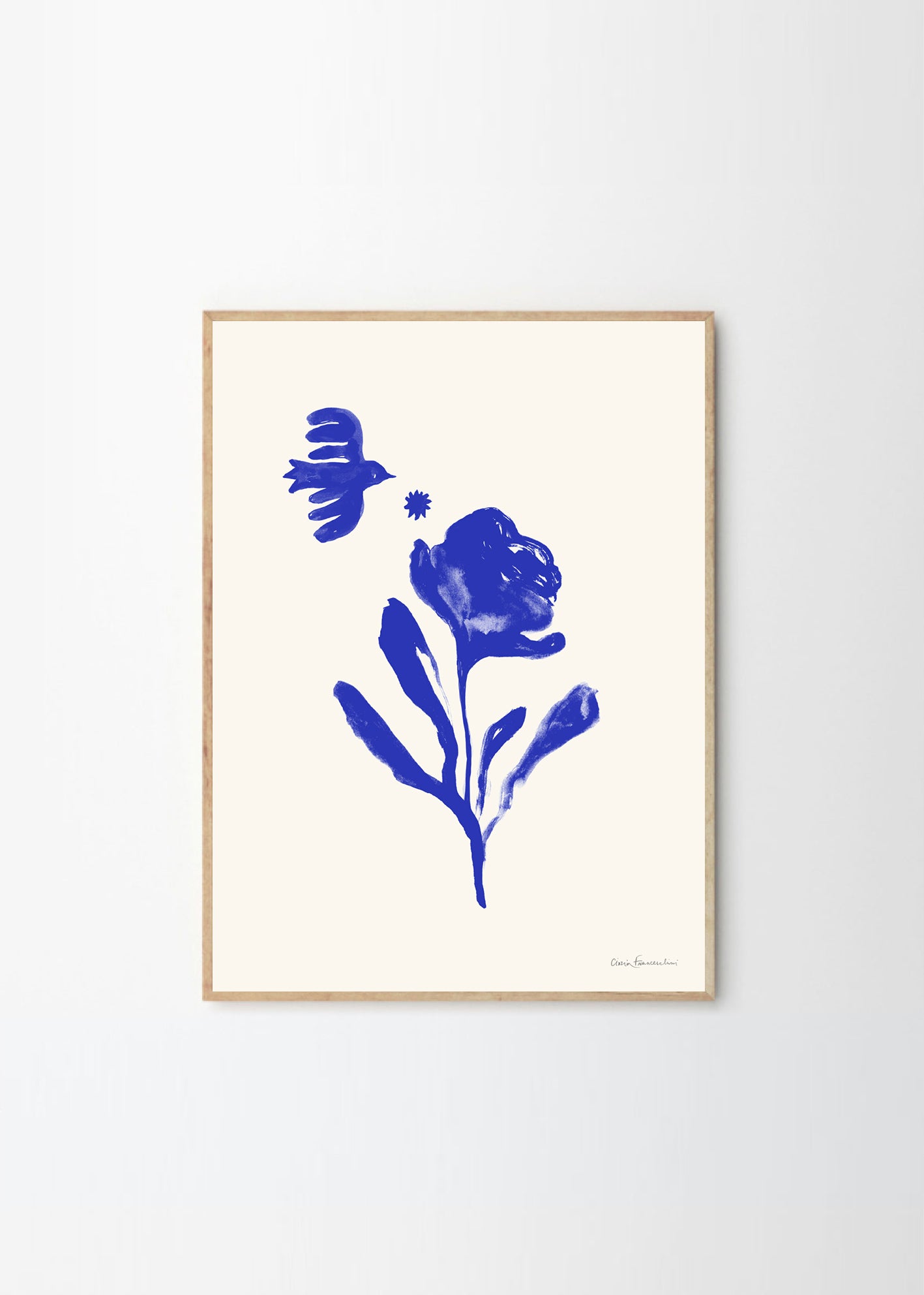 Plagát Blue Lady by Stine Belden Røed