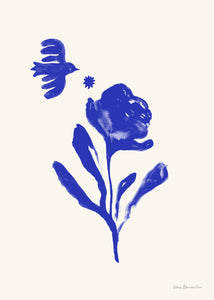 Plagát Blue Lady by Stine Belden Røed