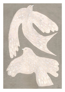 Plagát Two Birds by Clara Schicketanz