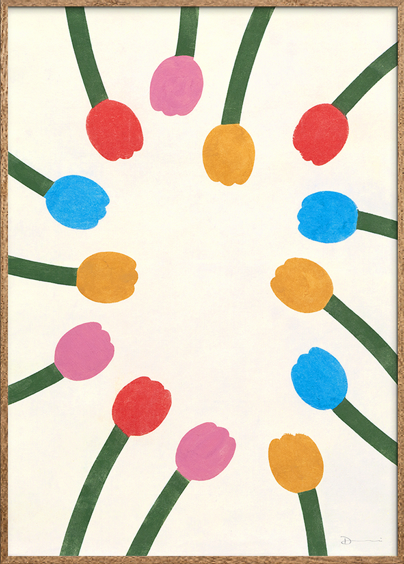 Plakát Rhythm of Flowers by Donchi