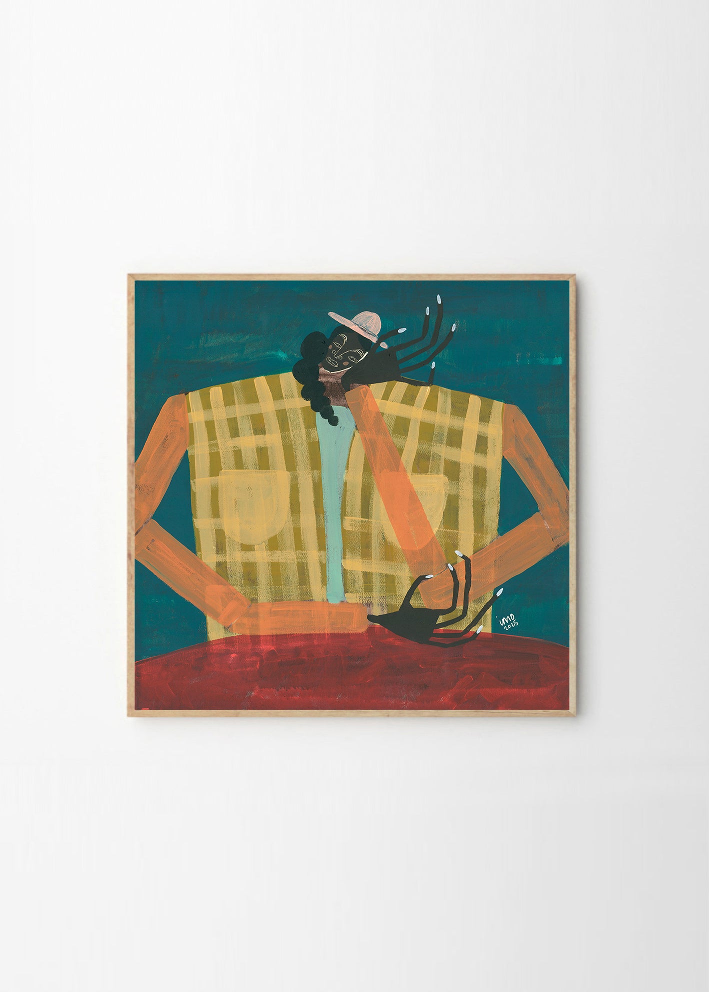 Plagát Blue Lady by Stine Belden Røed