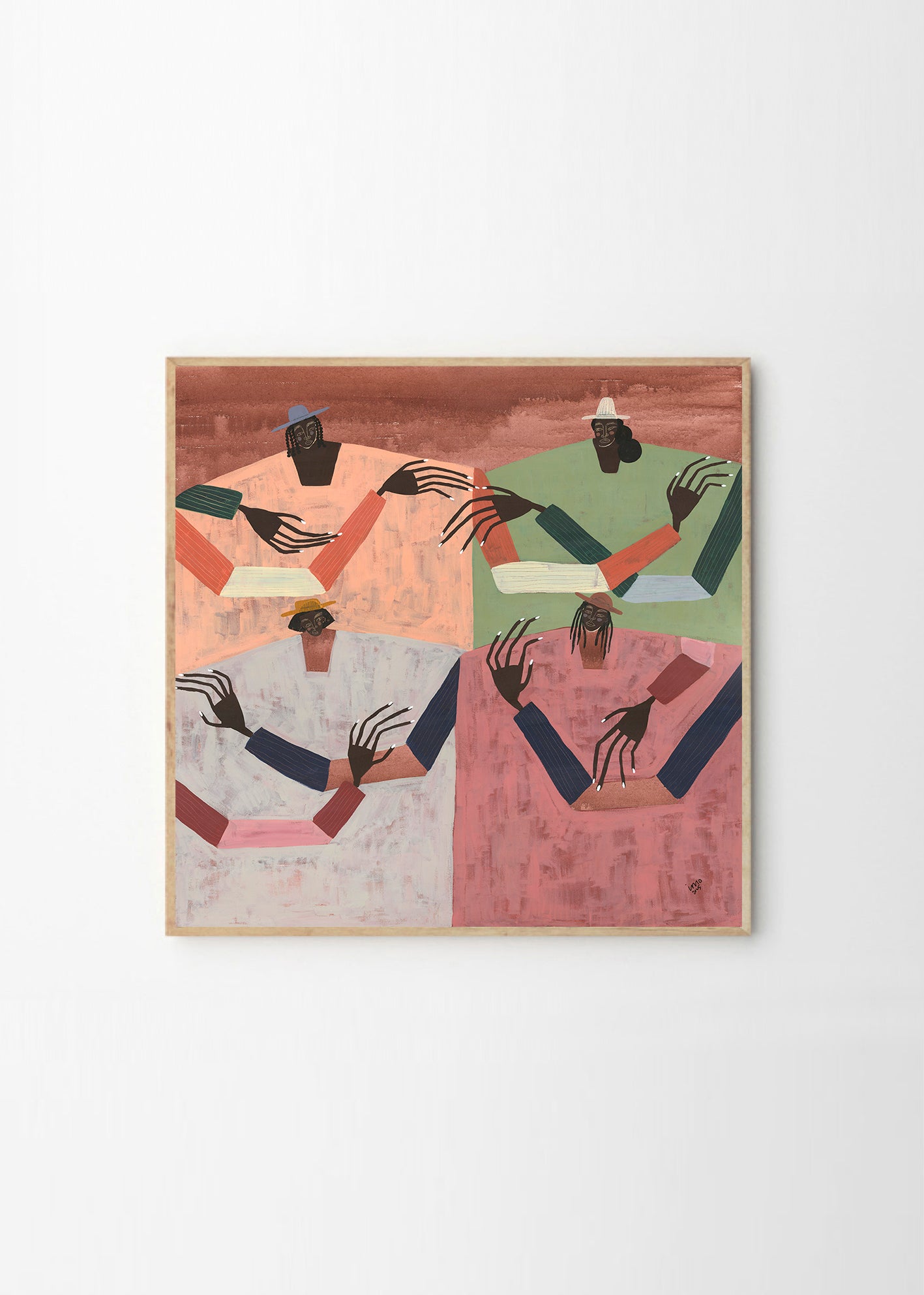 Plagát Blue Lady by Stine Belden Røed