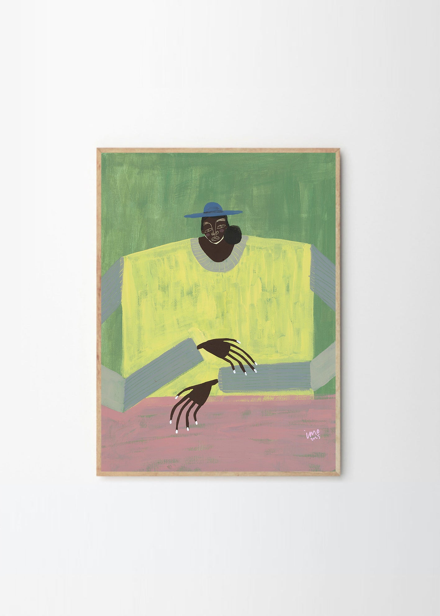 Plagát Blue Lady by Stine Belden Røed