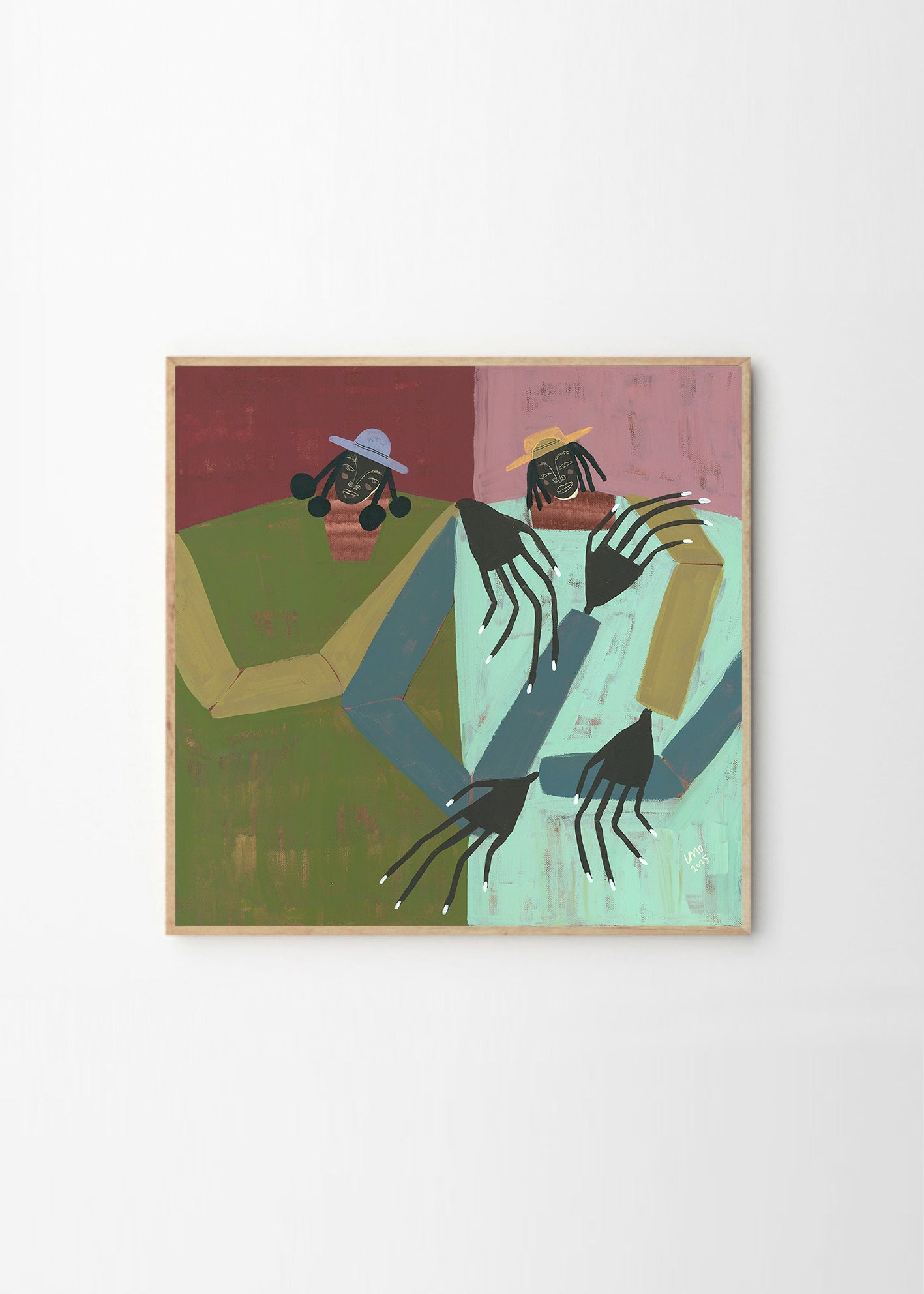 Plagát Blue Lady by Stine Belden Røed