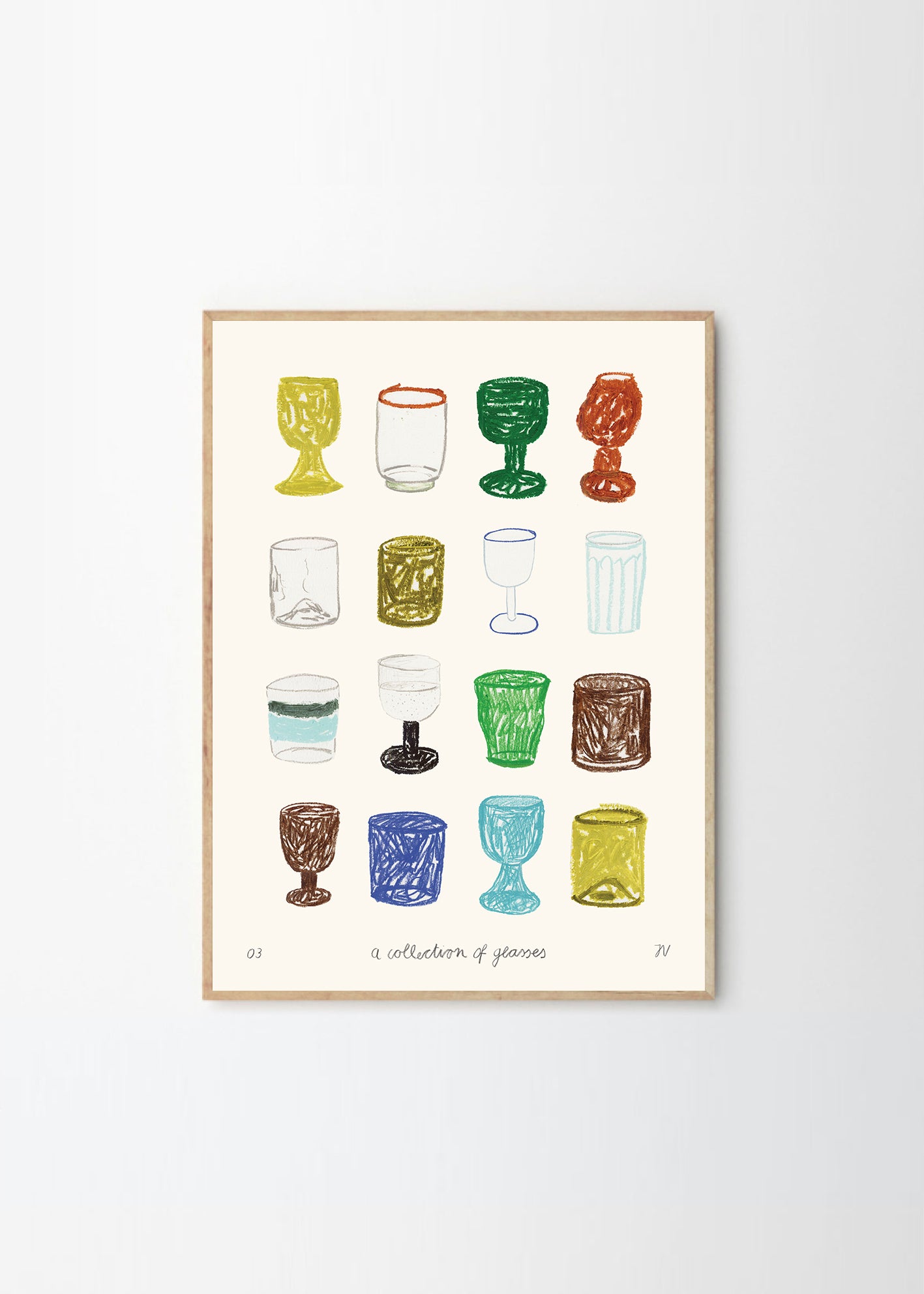 Plagát Blue Lady by Stine Belden Røed