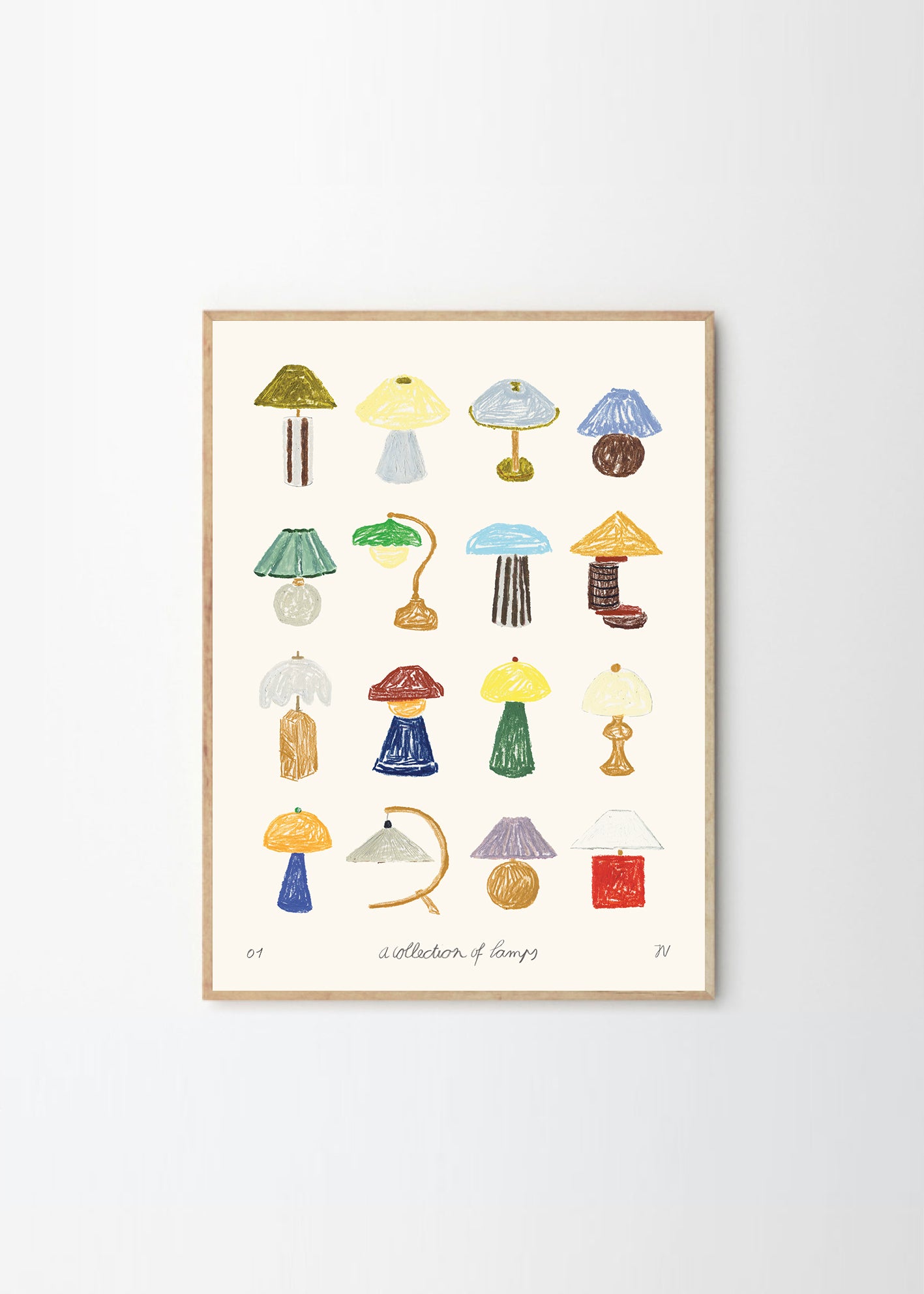 Plagát Blue Lady by Stine Belden Røed