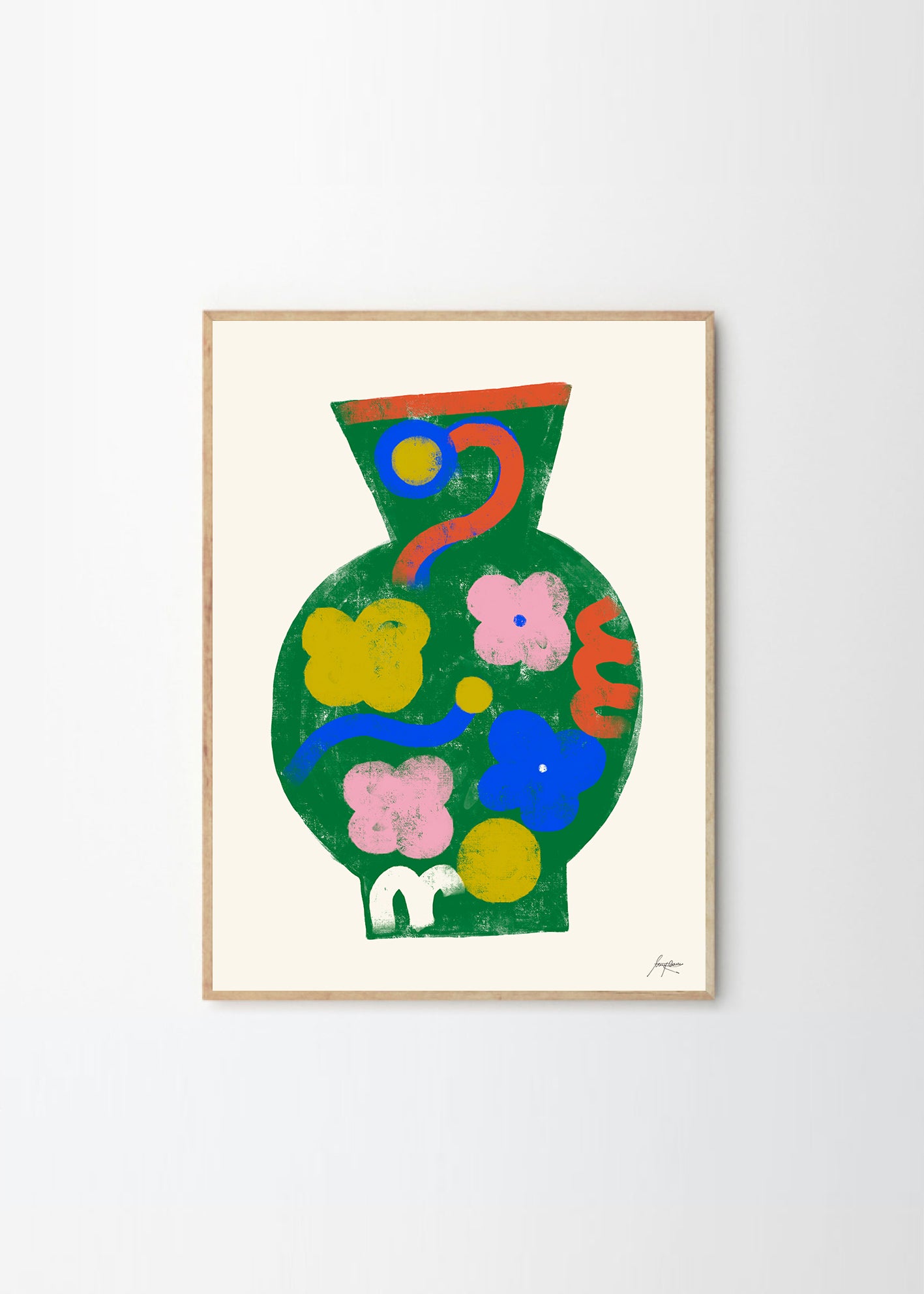 Plagát Summer Vase 01 by Lucrecia Rey Caro