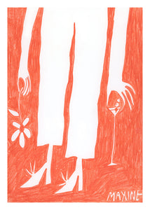 Plagát Sunday at Five by Maxine McCrann