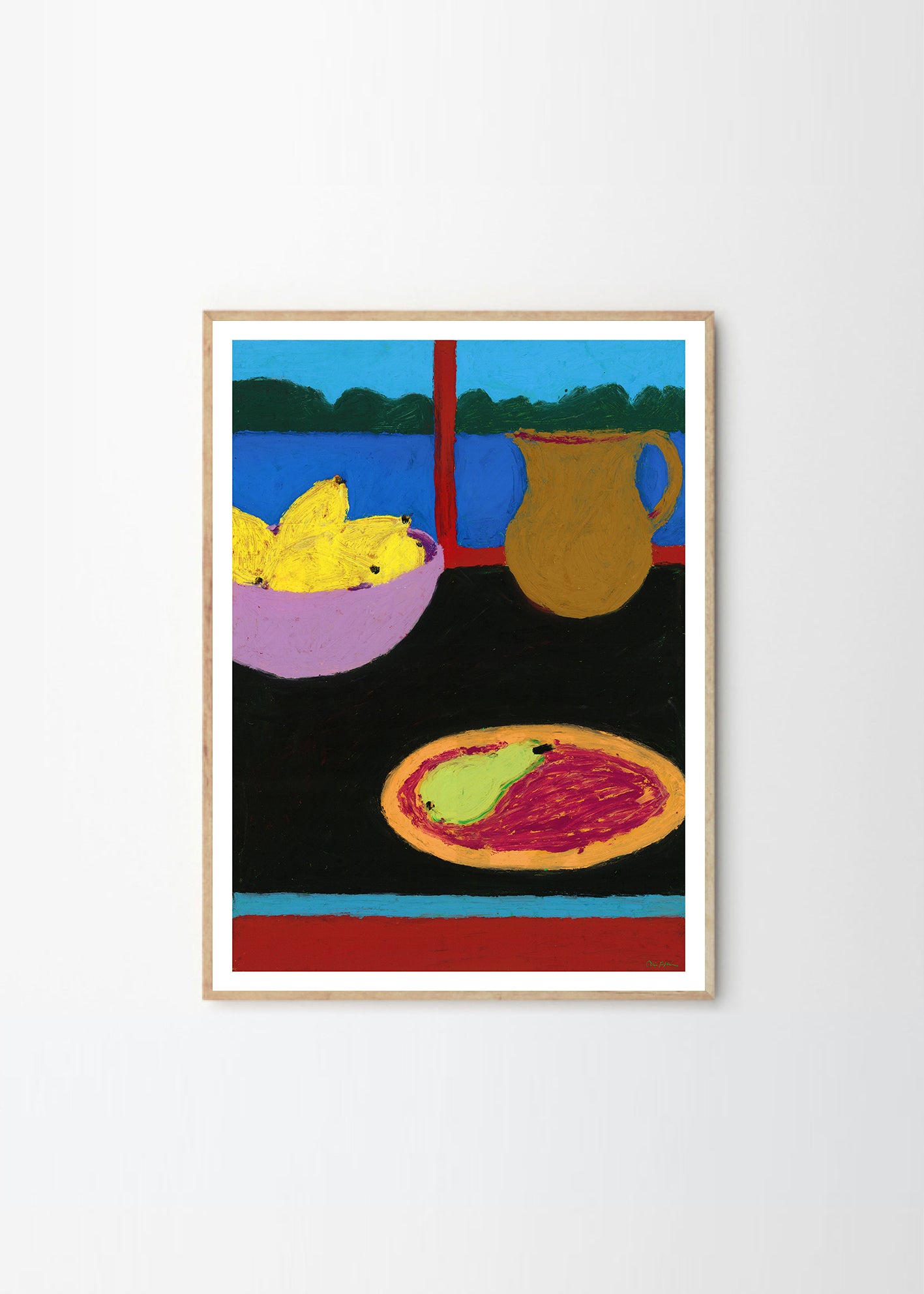 Plagát Kitchen table by the window by Nina Flagstad Kvorning