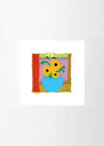 Plagát Vase in the window by Nina Flagstad Kvorning