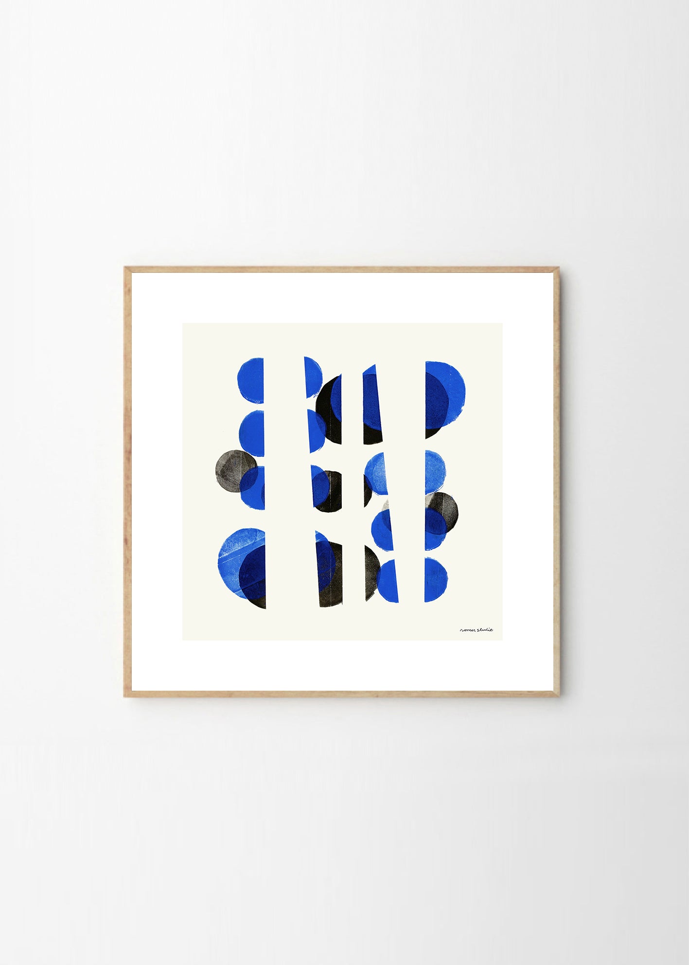 Plagát Bleu à part 01 by Nomen Studio
