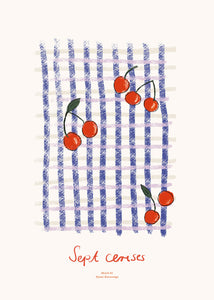 Plagát Sept Cerises by Nynne Rosenvinge