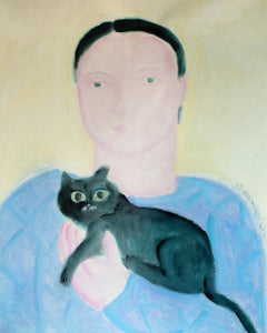 Plagát Blue Lady by Stine Belden Røed