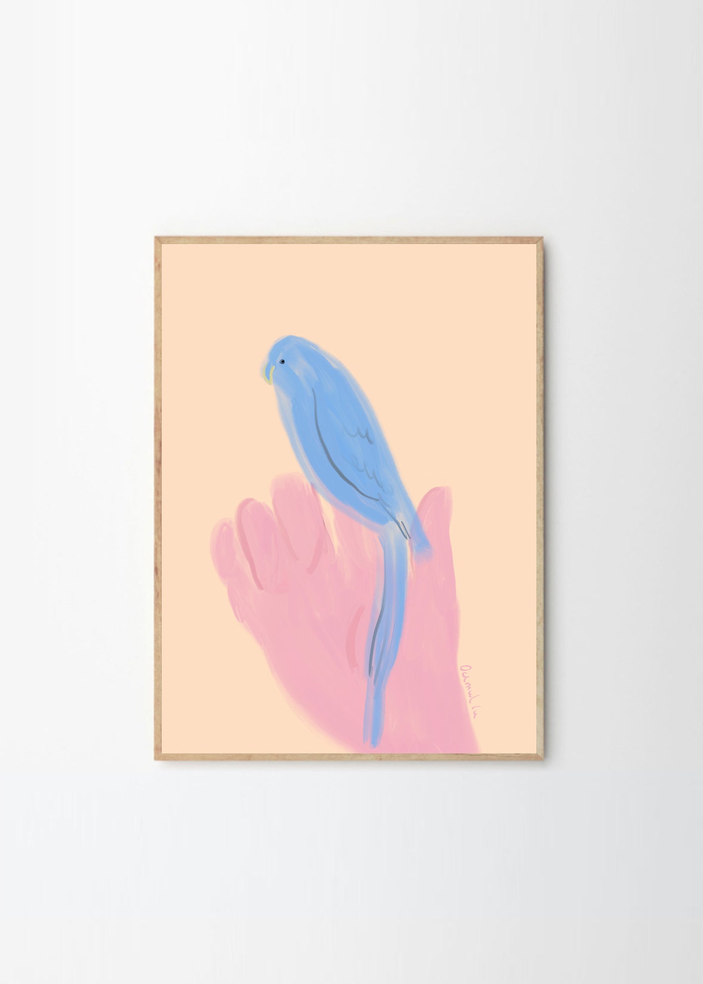 Plagát Blue Lady by Stine Belden Røed