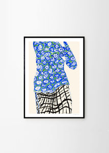 Plagát Blue and Green by Rosie McGuinness