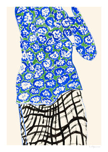 Plagát Blue and Green by Rosie McGuinness