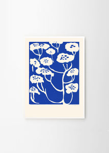 Plagát Blue Flower by Rosie McGuinness