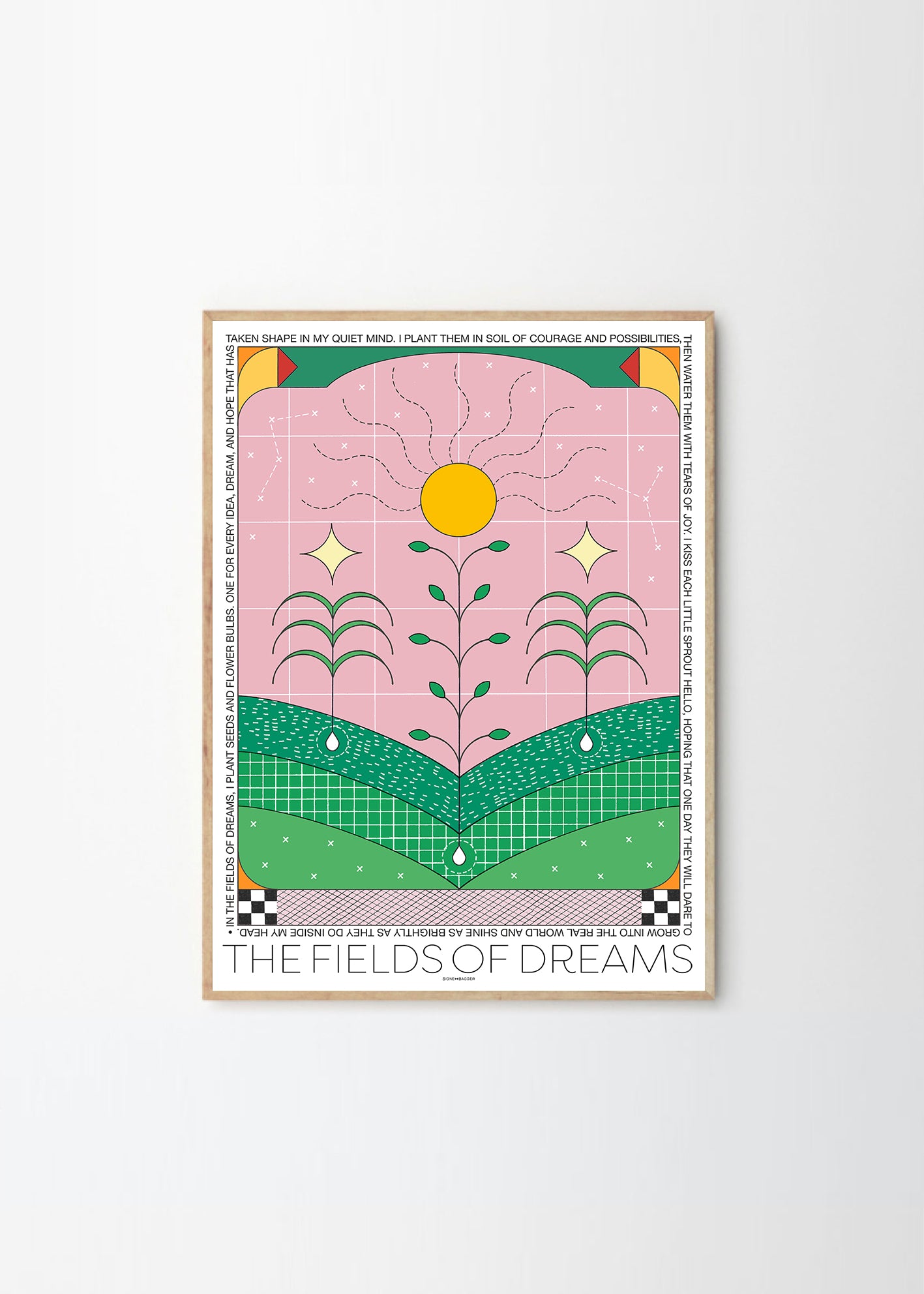 Plagát The Fields of Dreams by Signe Bagger