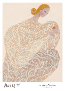 Plagát Blue Lady by Stine Belden Røed