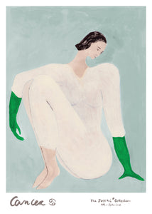 Plagát Blue Lady by Stine Belden Røed