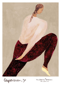 Plagát Blue Lady by Stine Belden Røed