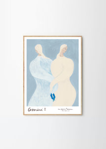 Plagát Blue Lady by Stine Belden Røed
