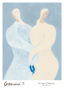 Plagát Blue Lady by Stine Belden Røed