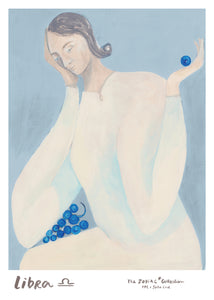 Plagát Blue Lady by Stine Belden Røed
