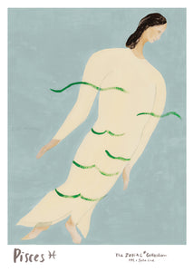 Plagát Blue Lady by Stine Belden Røed