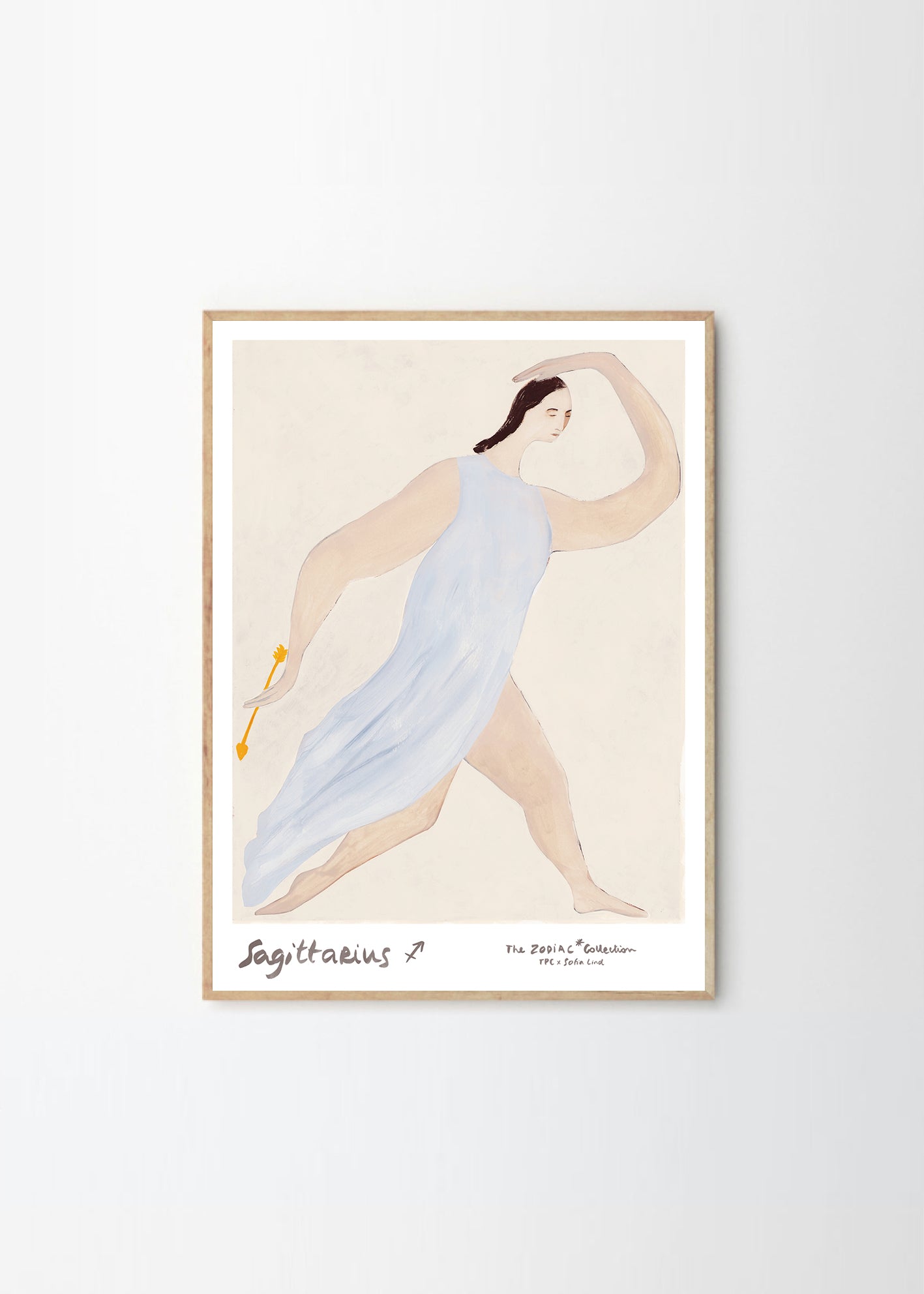 Plagát Blue Lady by Stine Belden Røed