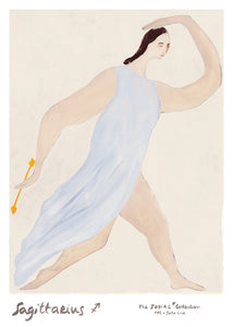 Plagát Blue Lady by Stine Belden Røed