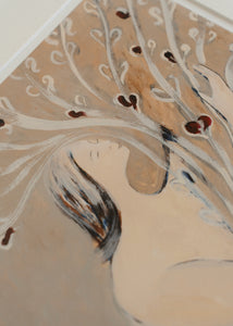 Plagát Blue Lady by Stine Belden Røed