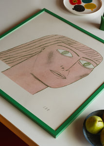 Plagát Green Lady by Stine Belden Røed