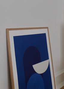 Plagát Abstract Blue by Alexandra Papadimouli