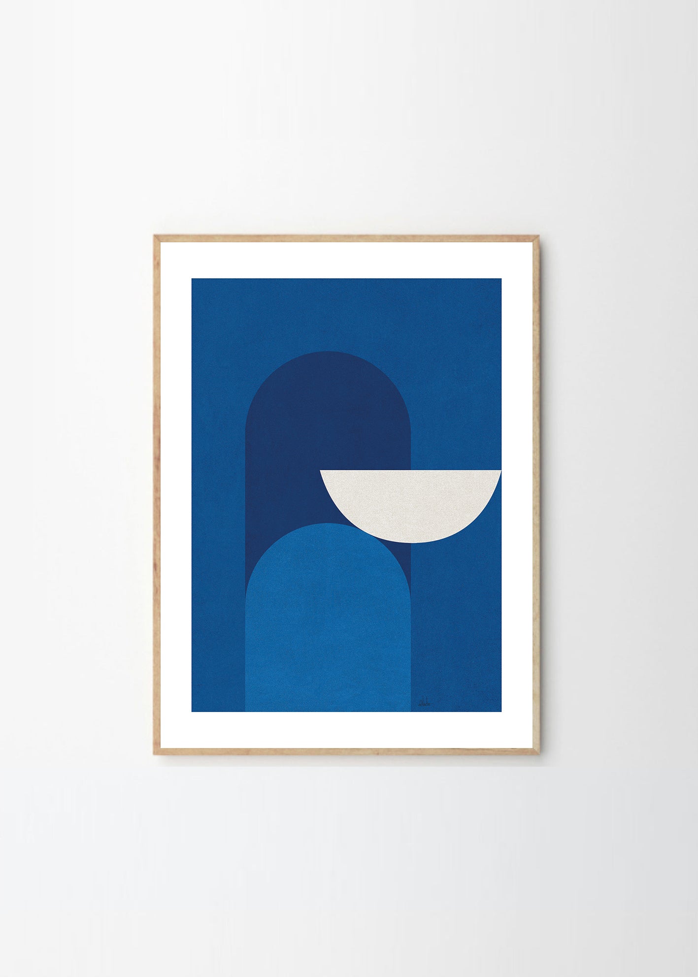 Plagát Abstract Blue by Alexandra Papadimouli