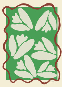 Plagát Lily Of The Valley Green by Anna Mörner