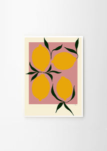 Plagát Pink Lemon by Anna Mörner