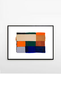 Plagát Colour Squares 01 by Berit Mogensen Lopez
